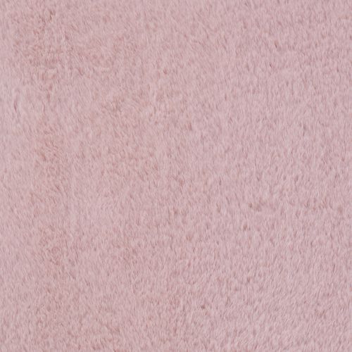 Tapis Doux 160x160cm Lavable Rose
