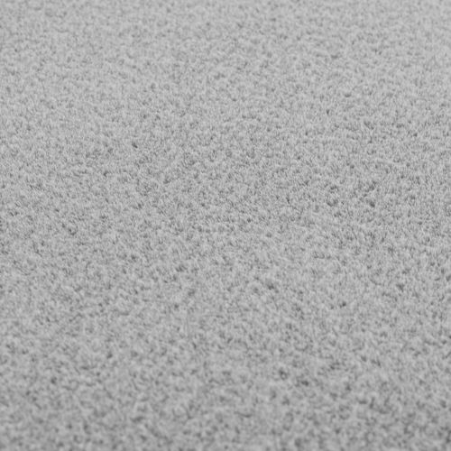 Tapis Doux 80x80cm Lavable Argent