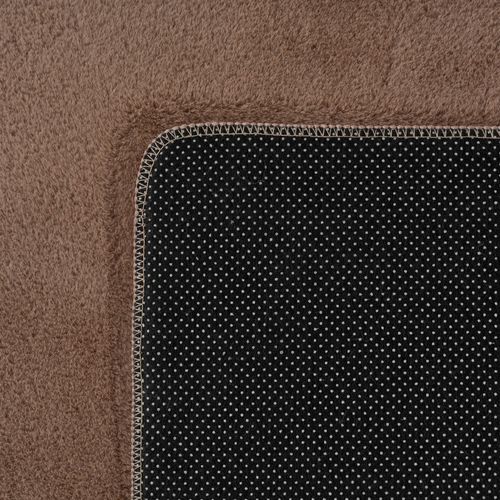 Tapis 140x200cm Poils Doux Lavable Mocca