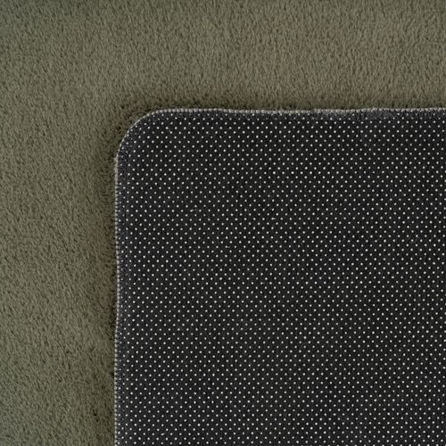 Tapis 80x250cm Poils Doux Lavable Vert