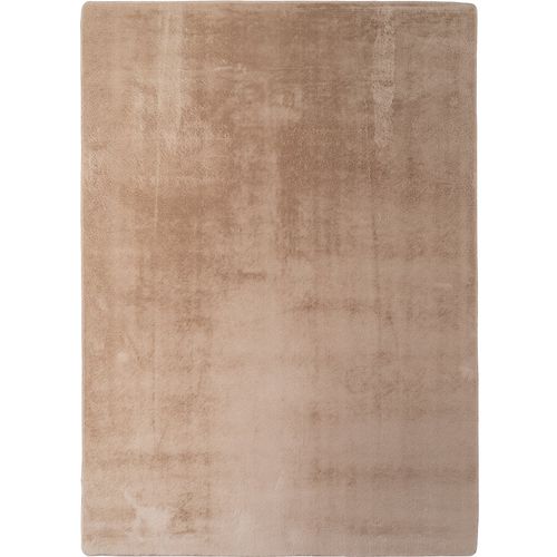 Tapis à Poils Doux Lavable Beige 200x280cm