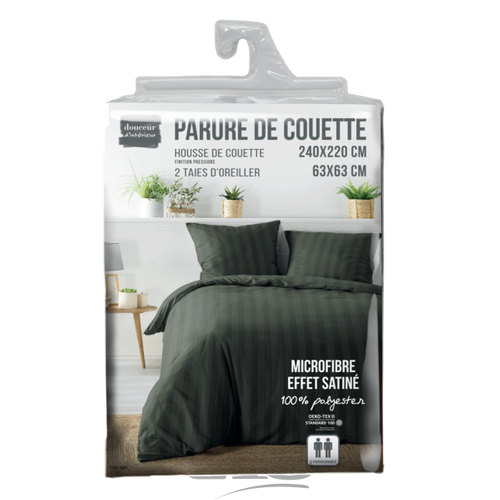 Parure De Lit Microfibre Cléo Promo Linge