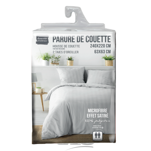 Parure De Lit Microfibre Cléo Promo Linge