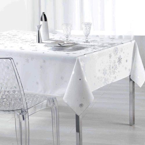 Promo Linge Nappe De Noël Rectangle Anti-tâches - Constellation