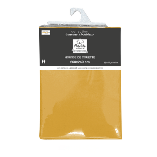 Housse De Couette Percale De Coton 78fils Lia Promo Linge