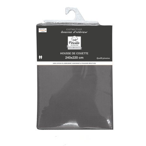 Housse De Couette Percale De Coton 78fils Lia Promo Linge