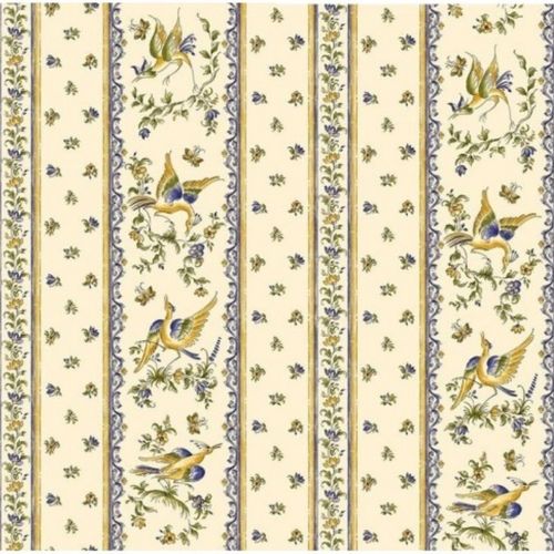 Nappes Polyester Moustier Bleu Promo Linge