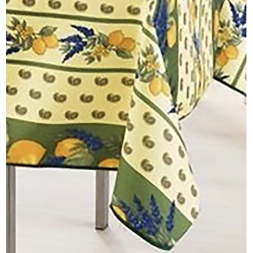 Nappes Provençales Polyester Citron Promo Linge