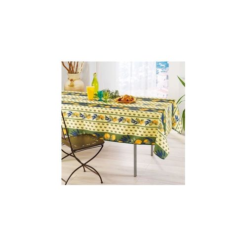 Nappes Provençales Polyester Citron Promo Linge