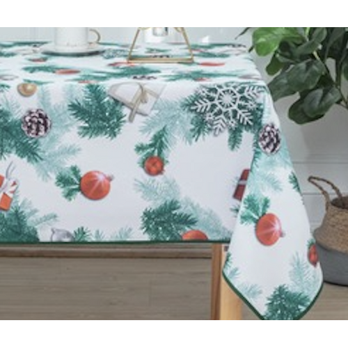 Nappes Polyester Laponie Motif Pin Promo Linge