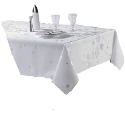 Promo Linge Nappe De Noël Rectangle Anti-tâches - Constellation
