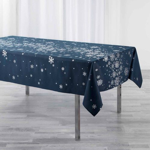 Promo Linge Nappe De Noël Rectangle Anti-tâches - Constellation