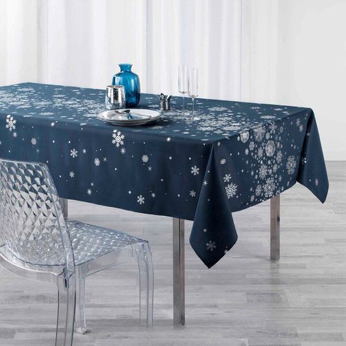 Promo Linge Nappe De Noël Rectangle Anti-tâches - Constellation