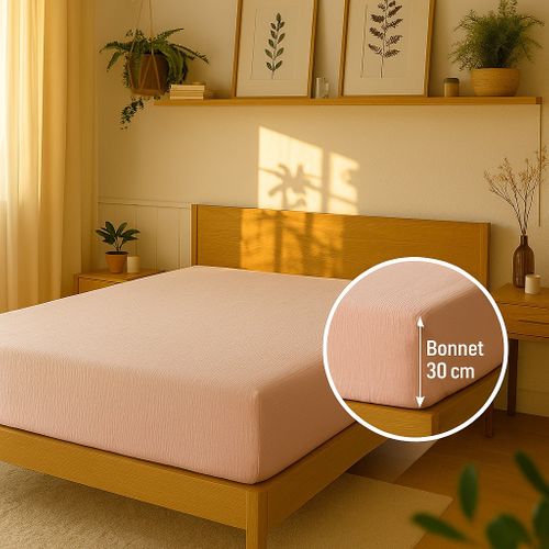 Draps Housse Gaze De Coton Alia Promo Linge