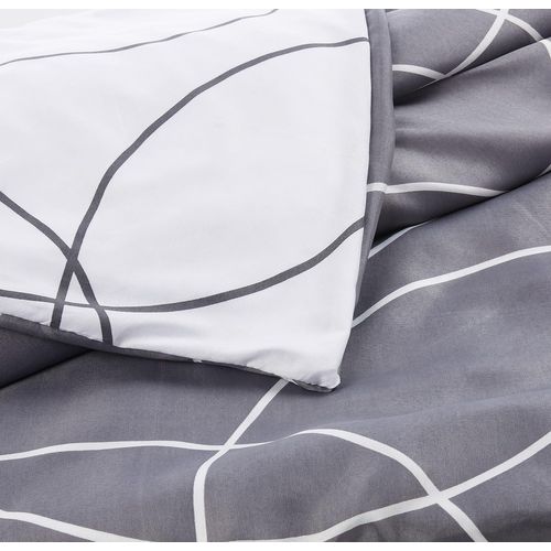 Parure Elton - Microfibre Imprimée, Douce Et Certifiée