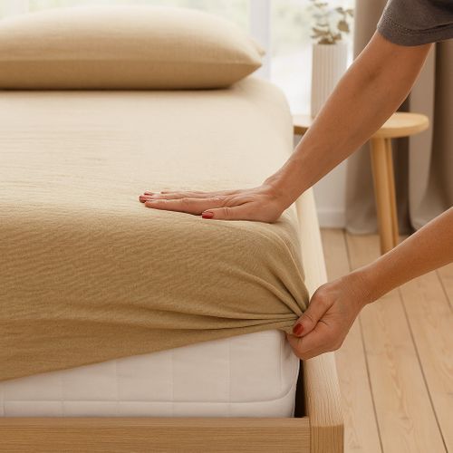 Draps Housse Gaze De Coton Alia Promo Linge