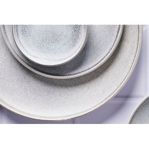 Lot De 48 Set Complet En Grès Gris D