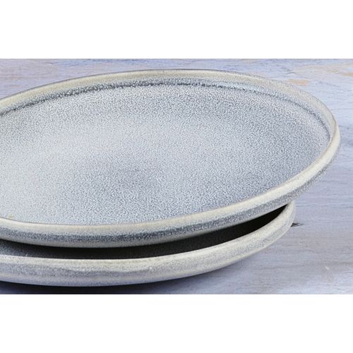 Lot De 6 Assiettes à Dessert En Grès Gris D19
