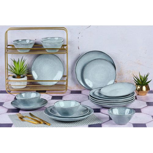 Lot De 18 Set Les Essentiels En Grès Gris D