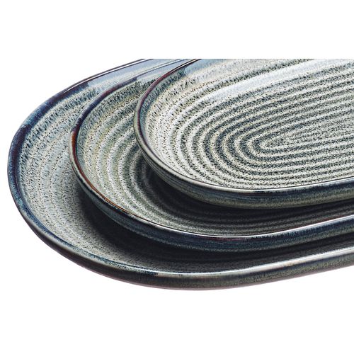 Lot De 3 Plateaux En Grès Gris D