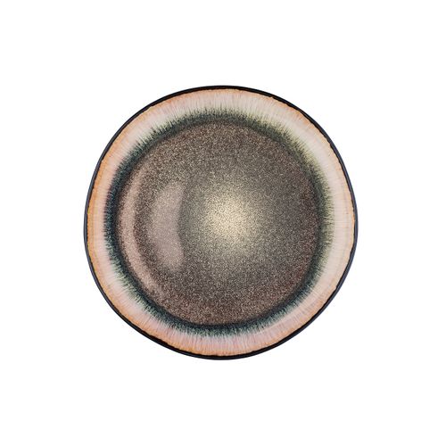 Lot De 2 Plateaux En Grès Marron D32