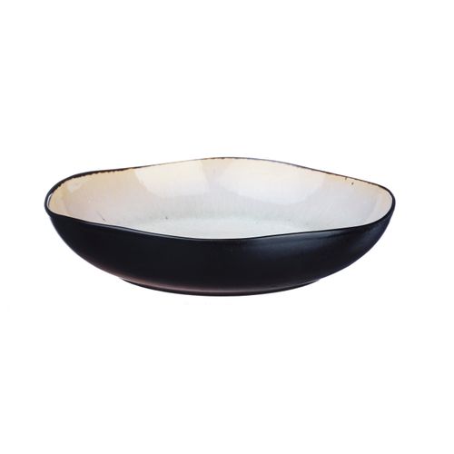 Lot De 2 Corbeilles à Fruits En Grès Blanc D