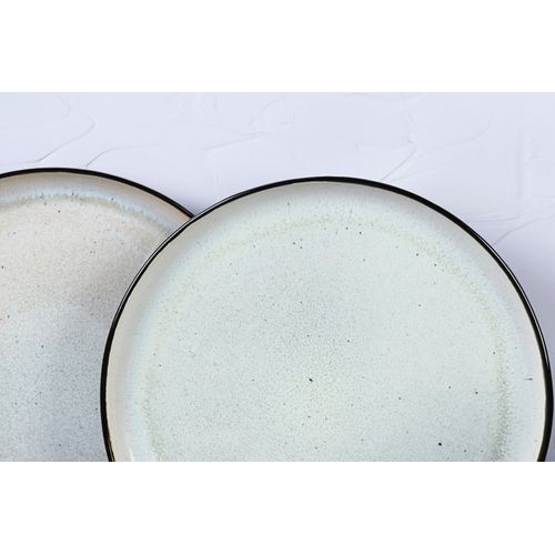 Assiette Iris Ø26cm - 6 Pièces - Blanc Ivoire