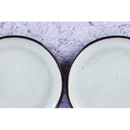 Assiette Iris Ø16cm - 6 Pièces - Blanc Ivoire