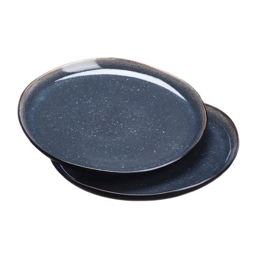 Lot De 2 Plateaux En Grès Bleu D32