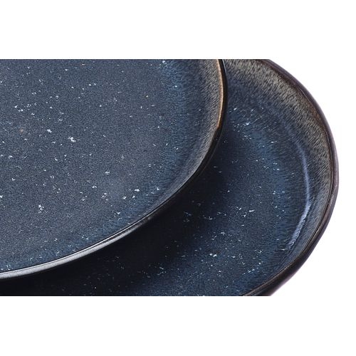 Lot De 2 Plateaux En Grès Bleu D32