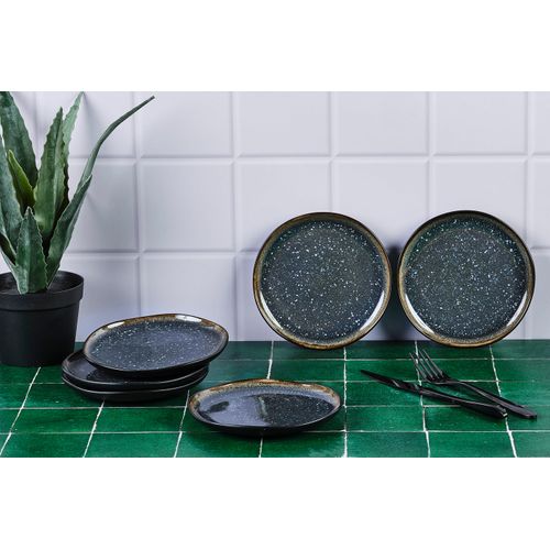 Assiette Iris Ø16cm - 6 Pièces - Bleu Nuit