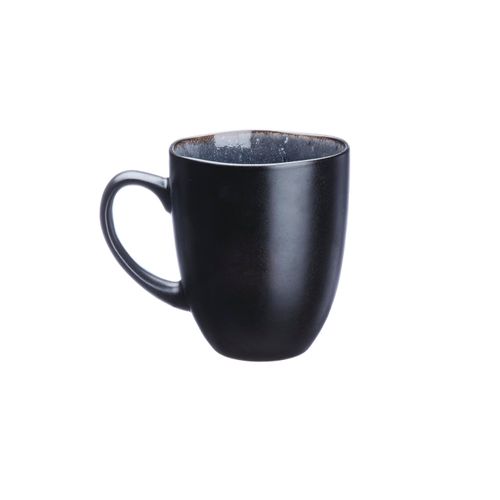 Lot De 6 Mugs En Grès Bleu 40cl