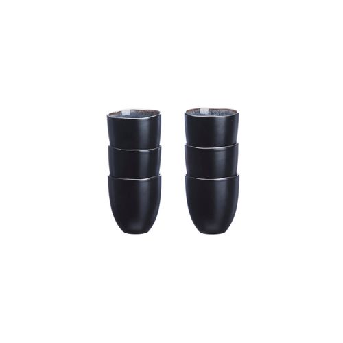 Lot De 6 Tasses En Grès Bleu D7