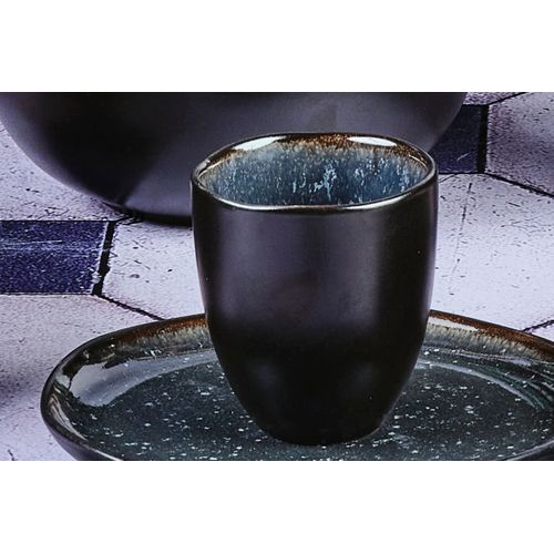 Lot De 6 Tasses En Grès Bleu D7