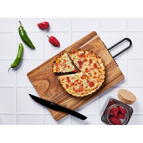 Planches à découper En Bois d'acacia 33x23 cm - Marron