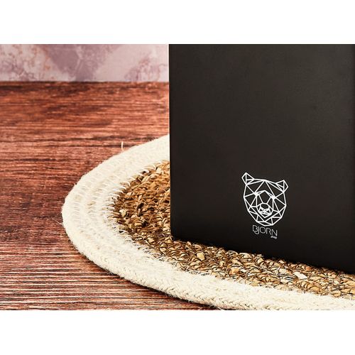 Lot De 2 Blocs Couteaux En Bois Marron D