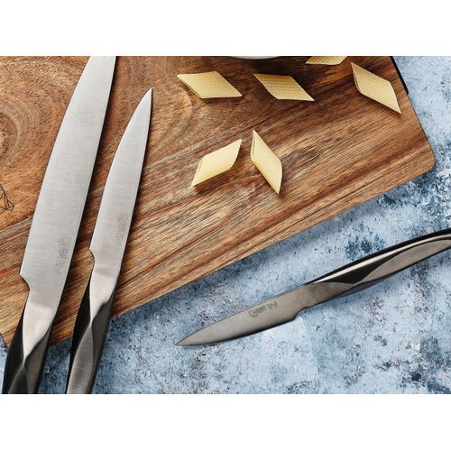 Lot De 14 Couteaux De Cuisine En Inox Gris D