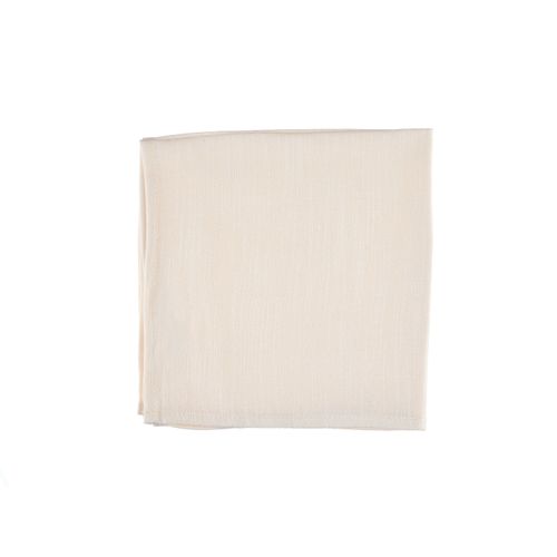Serviette De Table - 6 Pièces - Lin Et Coton Blanc Crème