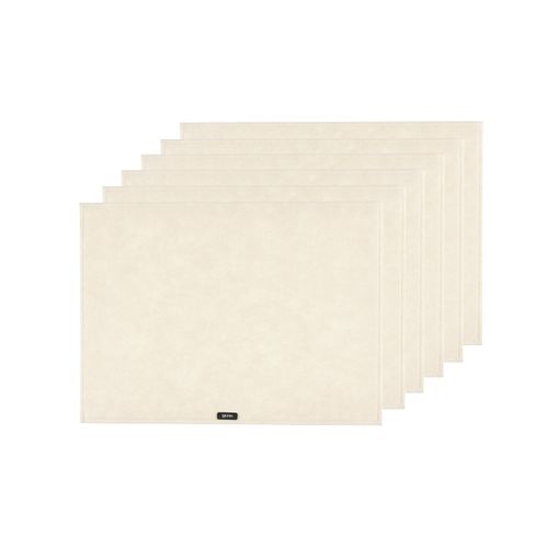 Lot De 6 Sets De Table En Feutre Recyclé Beige D