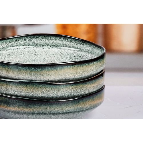 Lot De 60 Set Complet En Grès Gris D