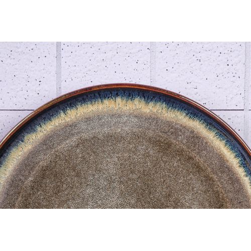 Lot De 1 Plateaux et Plats à Four En Grès Marron D33