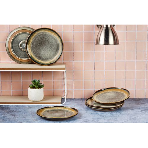 Assiette  Ø20,5cm - 6 Pièces - Basalte
