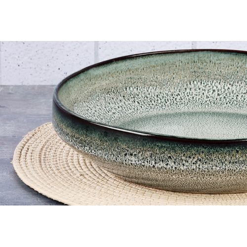 Lot De 1 Corbeilles à Fruits En Grès Gris D28