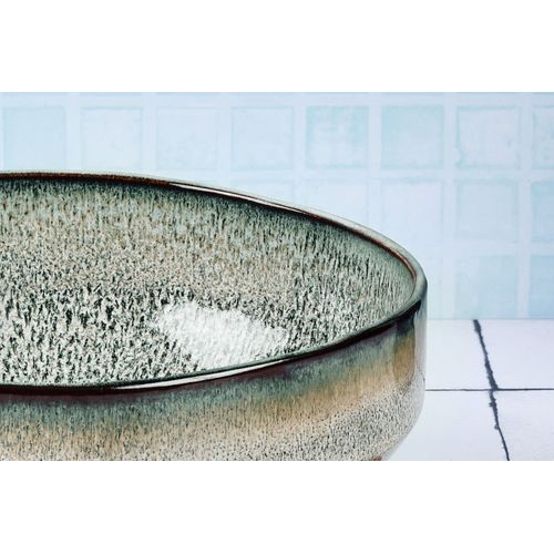 Lot De 1 Saladiers En Grès Gris D22.5