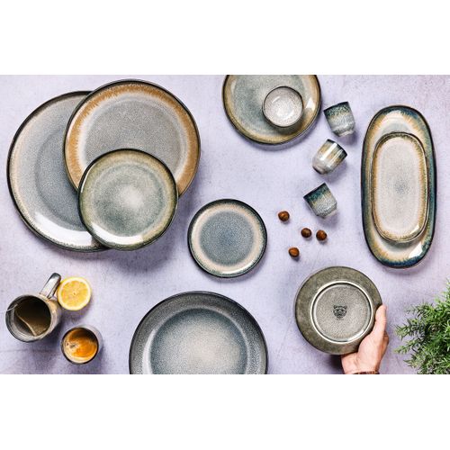 Lot De 6 Tasses En Grès Gris D5.3