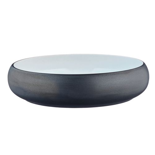 Lot De 2 Corbeilles à Fruits En Grès Noir D