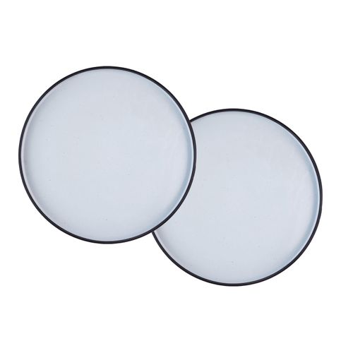 Lot De 2 Plateaux et Plats à Four En Grès Noir D33