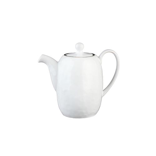 Lot De 1 Carafes, Théières et Bocaux En Grès Blanc D