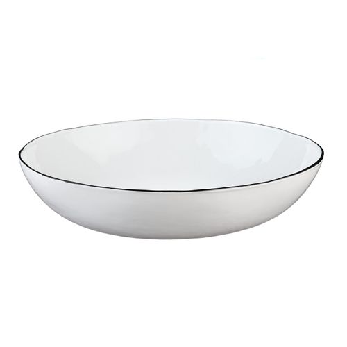 Lot De 2 Corbeilles à Fruits En Grès Blanc D