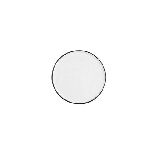 Lot De 4 Assiettes à Pain En Grès Blanc D16.5